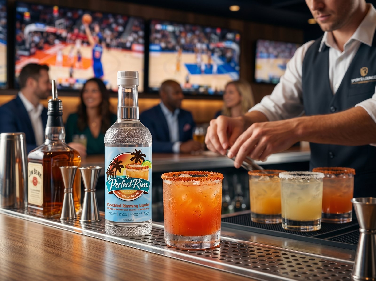 The Perfect Rim at a sports bar